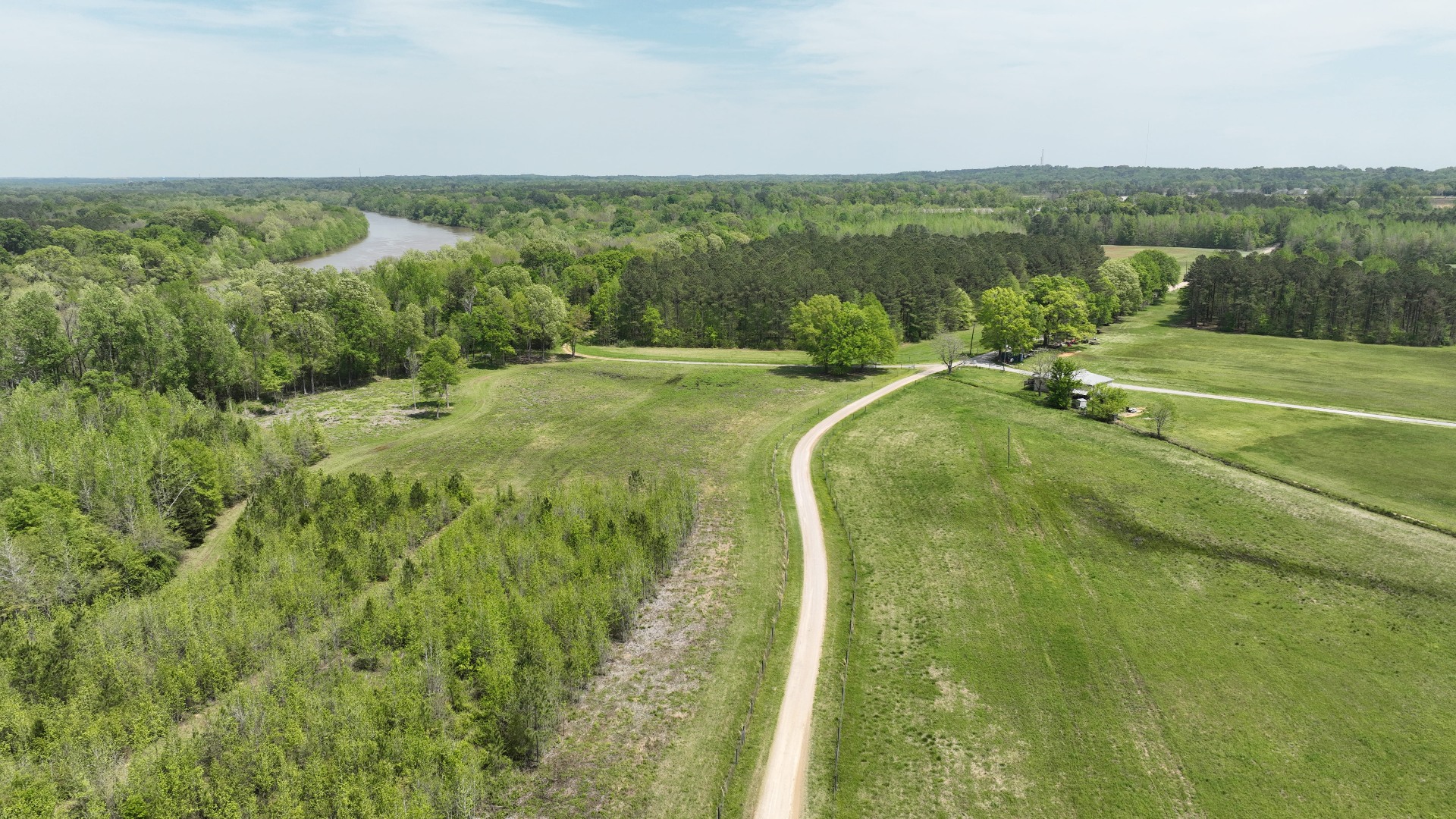 Riverfront bottomland timber tract in Alabama