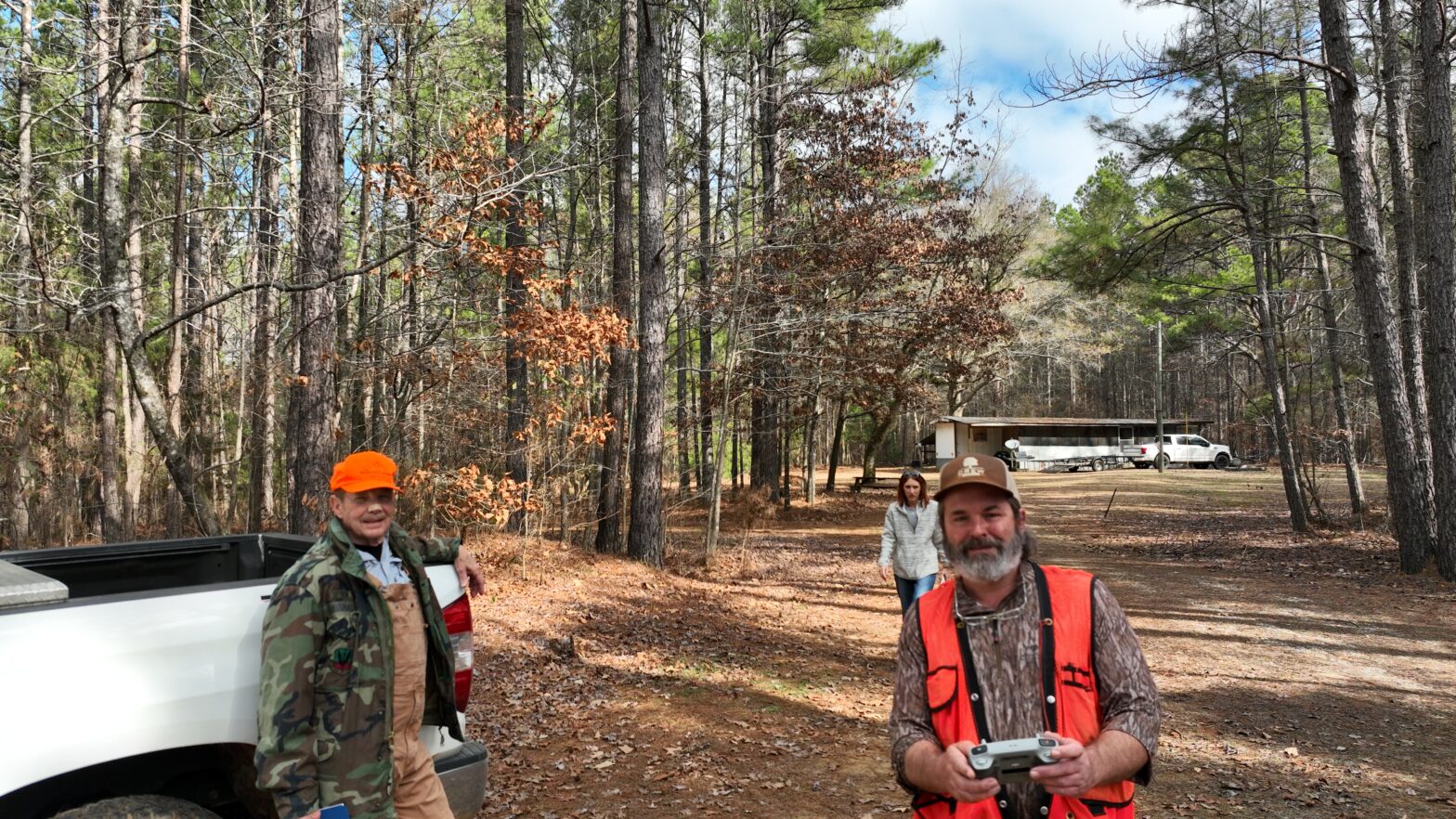 Eric Entrekin of Southeast Forestlands meeting with Kemper County, Mississippi landowners to review timber sale options and forest management strategies.